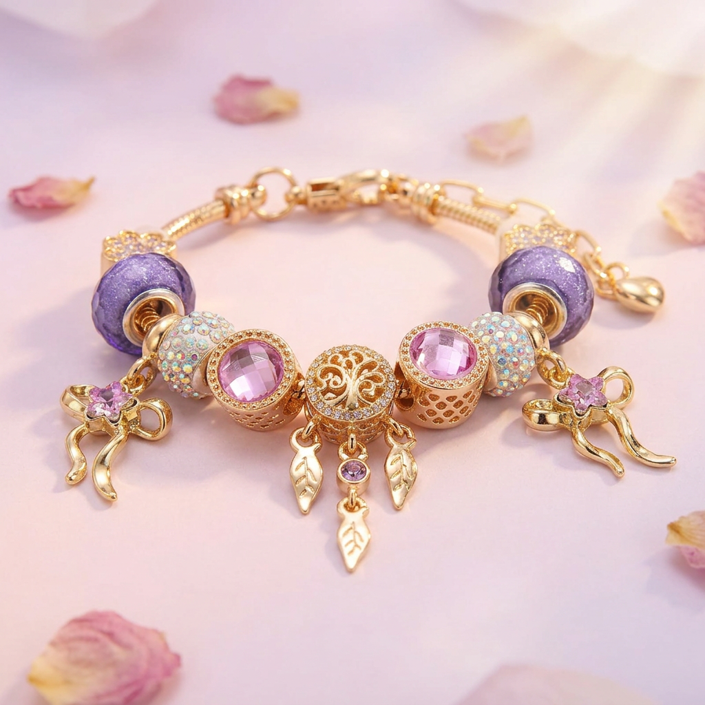 Tree of Life Dreamcatcher Charm Bracelet