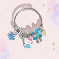 Hello Kitty Ocean Blue Charm Bangle