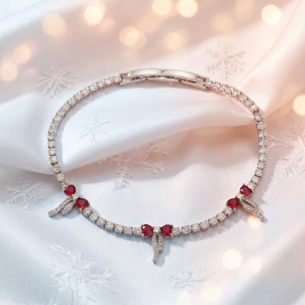 Glitz & Ribbons Tennis Bracelet