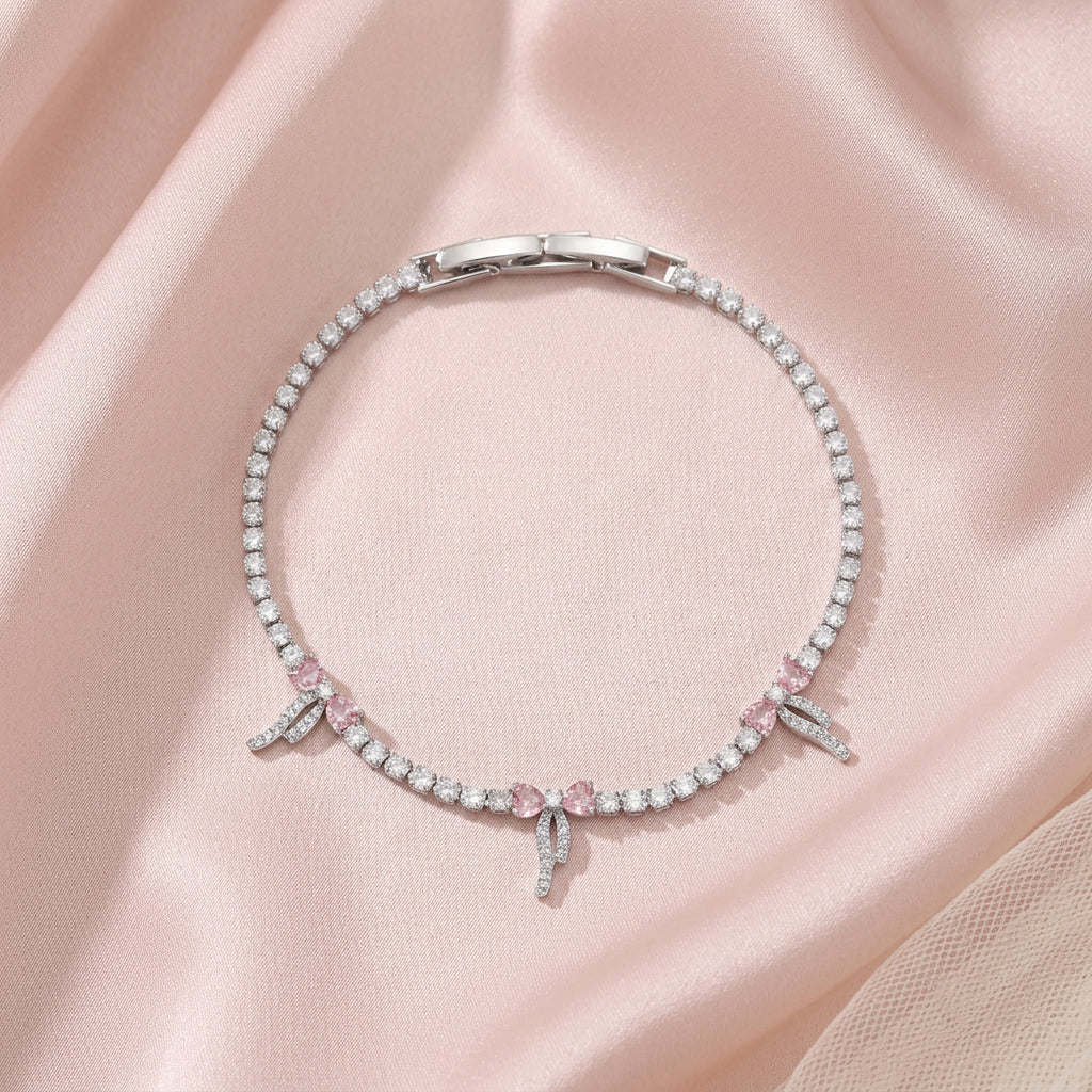 Glitz & Ribbons Tennis Bracelet
