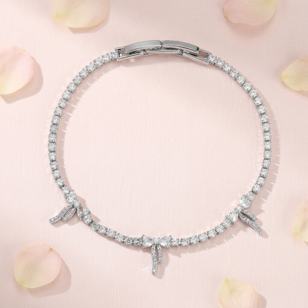 Glitz & Ribbons Tennis Bracelet